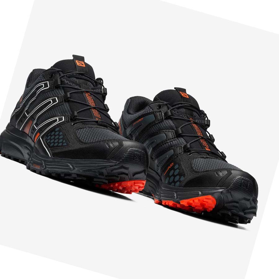 Salomon X-MISSION 3 Kadın Spor Ayakkabı Siyah Kırmızı | TR 2662OKI